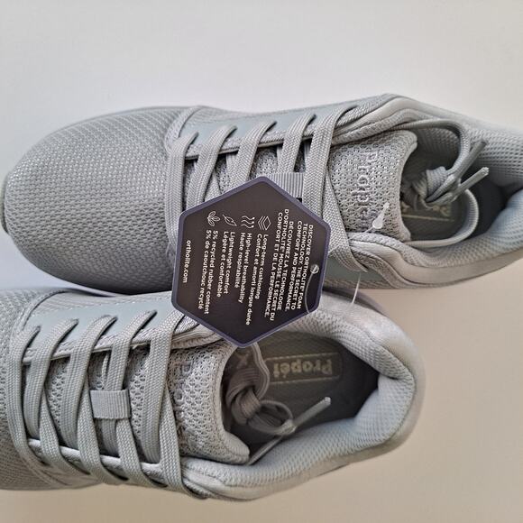 NIB Propet Ultima X Lightweight Knit Mesh Athletic Sneakers Grey Womens Size 7.5 - Picture 11 of 15
